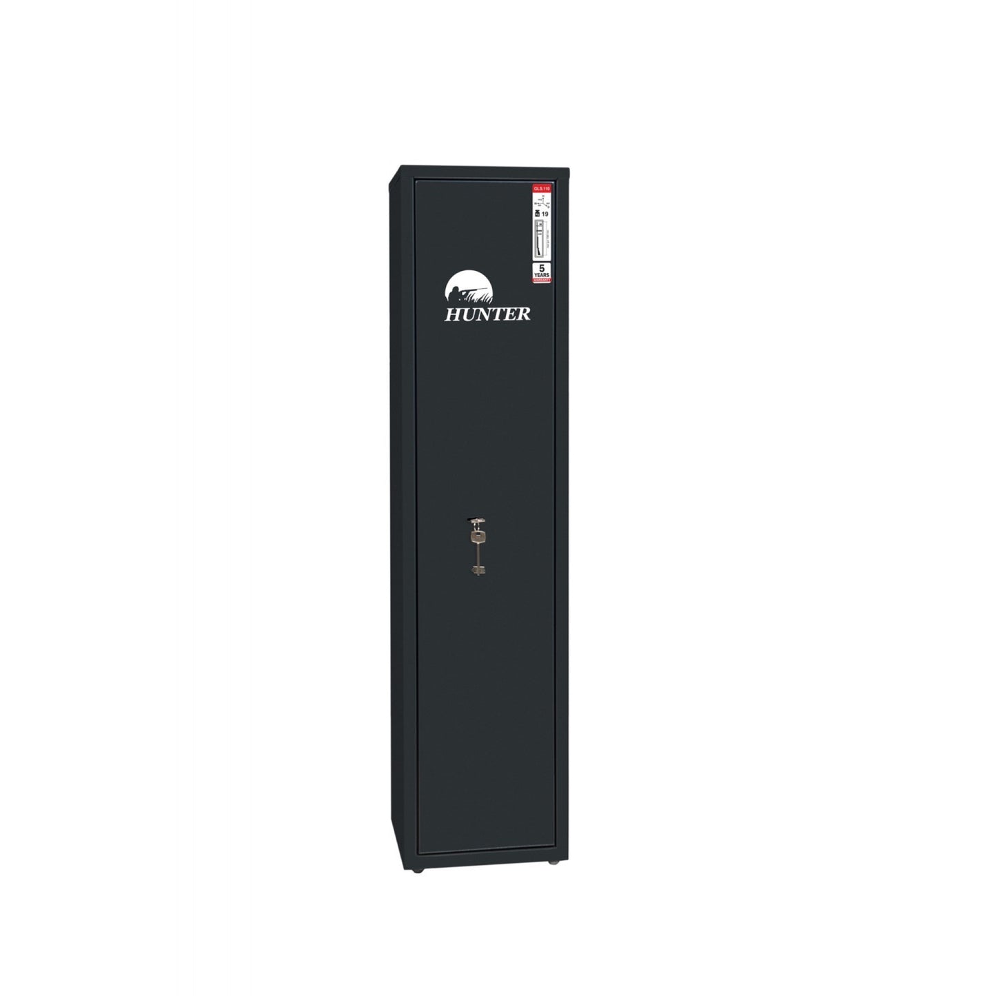 Armadio Portafucili Blindato per Armi — 3 Fucili · 1100×260×260 mm