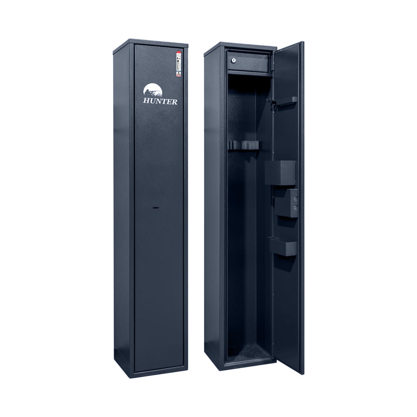 Armadio Portafucili Blindato per Armi — 4 Fucili · 1400×260×260 mm