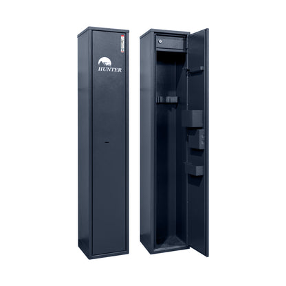 Armadio Portafucili Blindato per Armi — 4 Fucili · 1400×260×260 mm