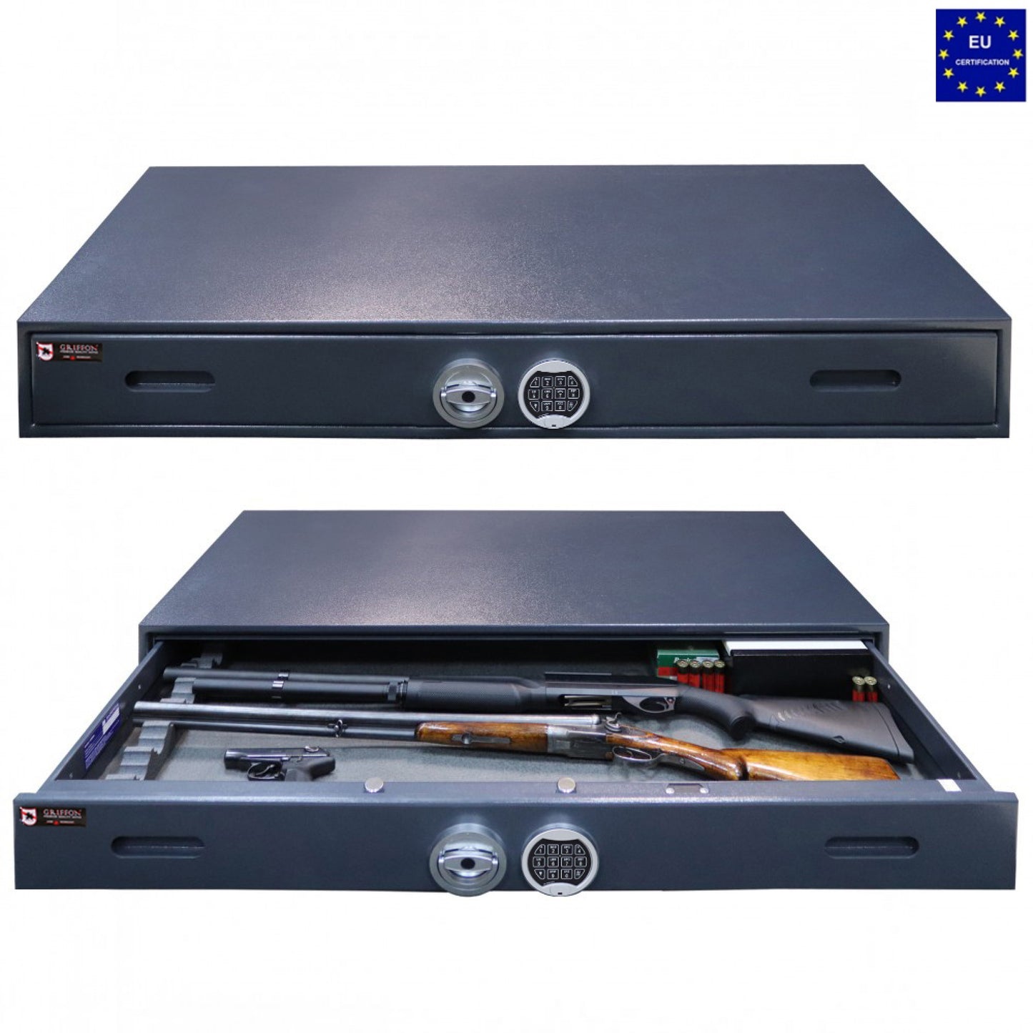 Cassetto di sicurezza blindato per armi corte con serratura elettronica