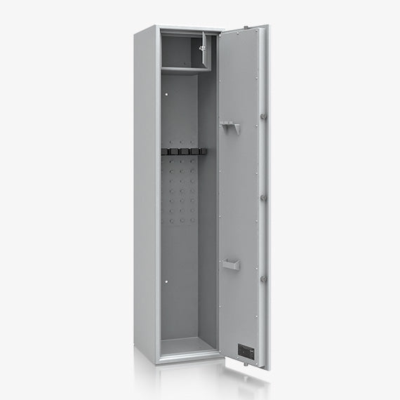 Armadio Portafucili Certificato S1 — da 5 a 10 Fucili · 1550×320×360 mm - dettaglio interno