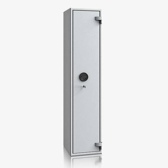 Armadio Portafucili Certificato S1 — da 5 a 10 Fucili · 1550×320×360 mm - vista laterale