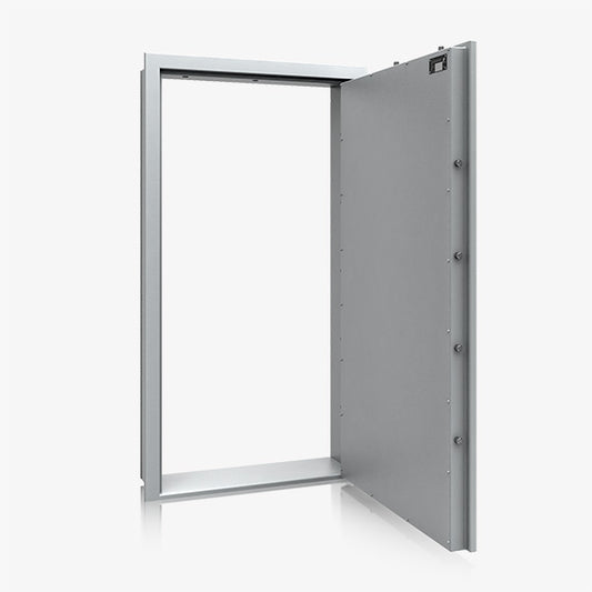 Porta di Sicurezza Certificata Classe I per Caveau e Locali Armi - vista aperta