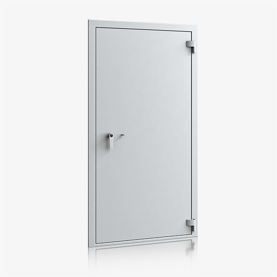Porta di Sicurezza Certificata Classe I per Caveau e Locali Armi - vista laterale
