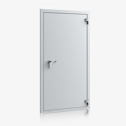 Porta di Sicurezza Certificata Classe I per Caveau e Locali Armi - vista laterale