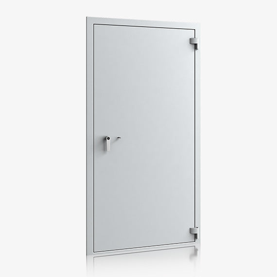 Porta di Sicurezza Certificata Classe I per Caveau e Locali Armi - vista posteriore