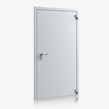 Porta di Sicurezza Certificata Classe I per Caveau e Locali Armi - vista posteriore