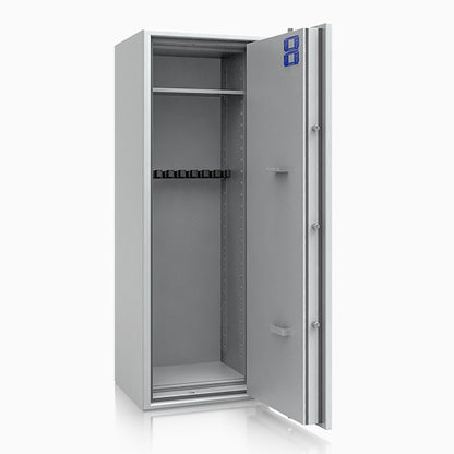Armadio Blindato Portafucili Certificato S2 — da 8 a 10 Fucili - dettaglio interno