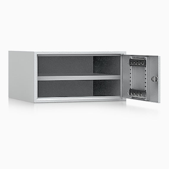 Armadio Portafucili Blindato per Armi — 100×250×180 mm - vista aperta