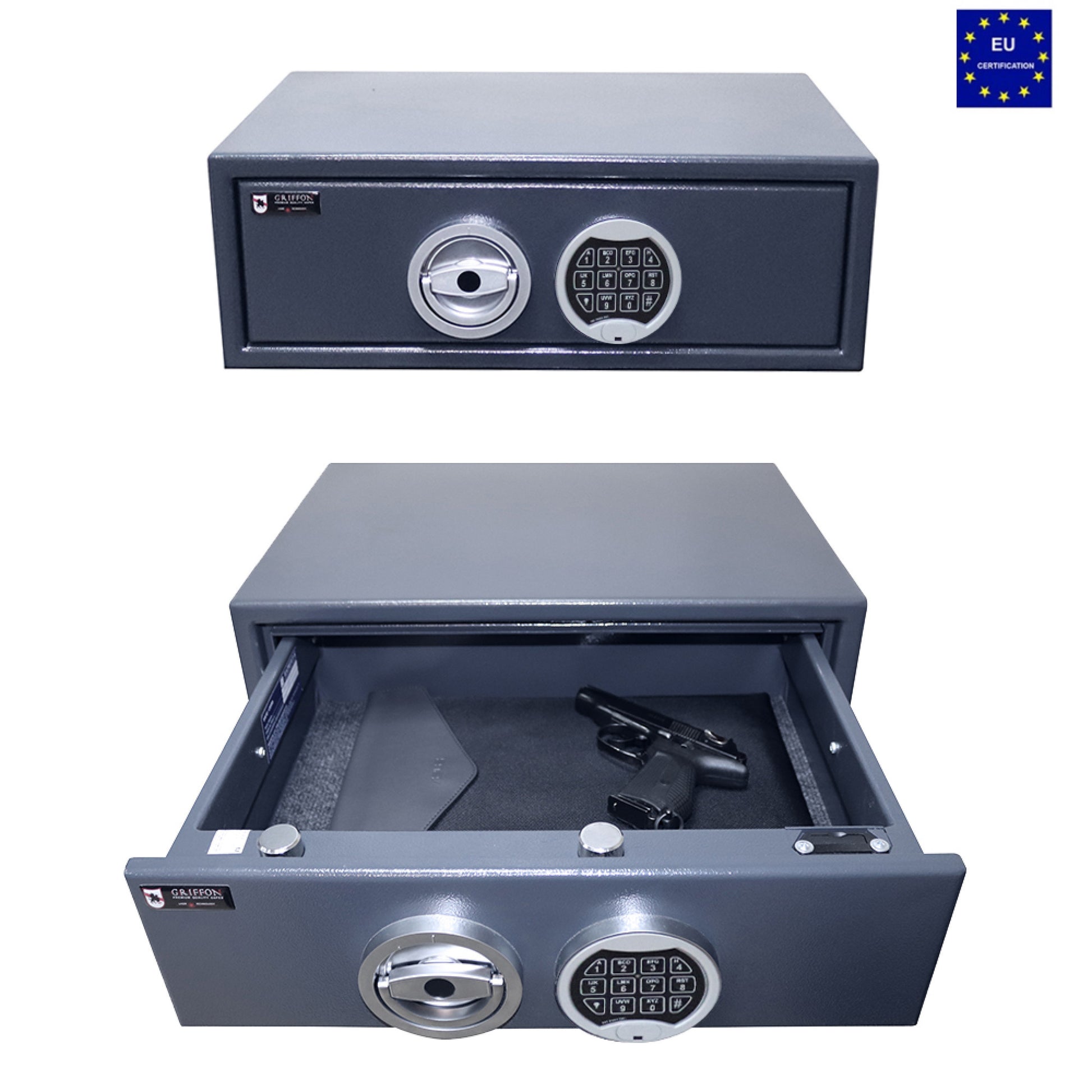 Cassetto di sicurezza blindato per armi corte con serratura elettronica