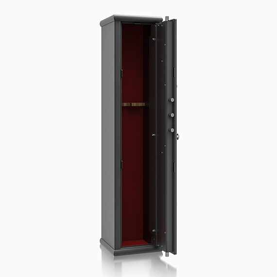 Armadio Portafucili Certificato S1 — da 5 a 8 Fucili - vista laterale
