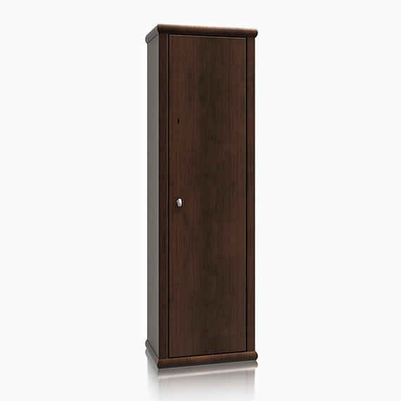 Armadio Portafucili Effetto Legno — da 4 a 20 Fucili - vista aperta