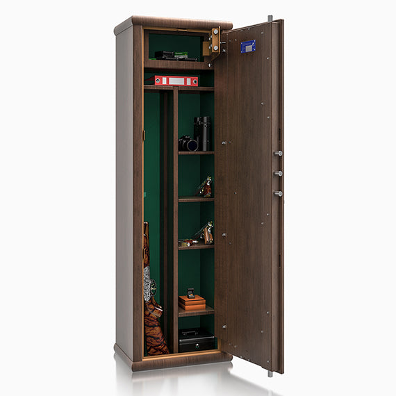 Armadio Portafucili Effetto Legno — da 4 a 20 Fucili - dettaglio interno