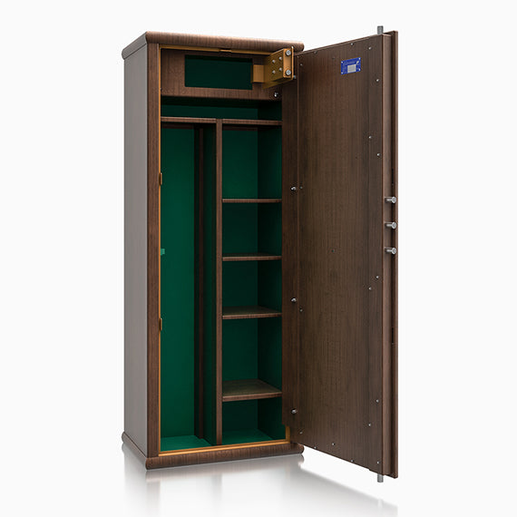 Armadio Portafucili Effetto Legno — da 4 a 20 Fucili