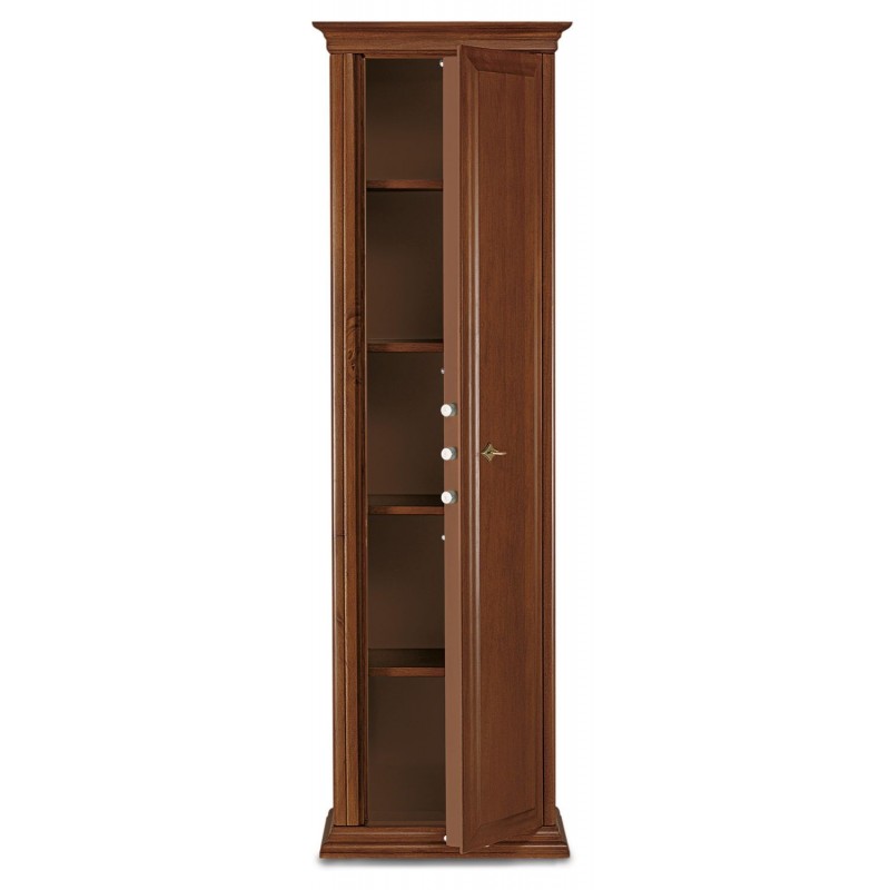 Armadio di design rivestito legno versione a ripiani